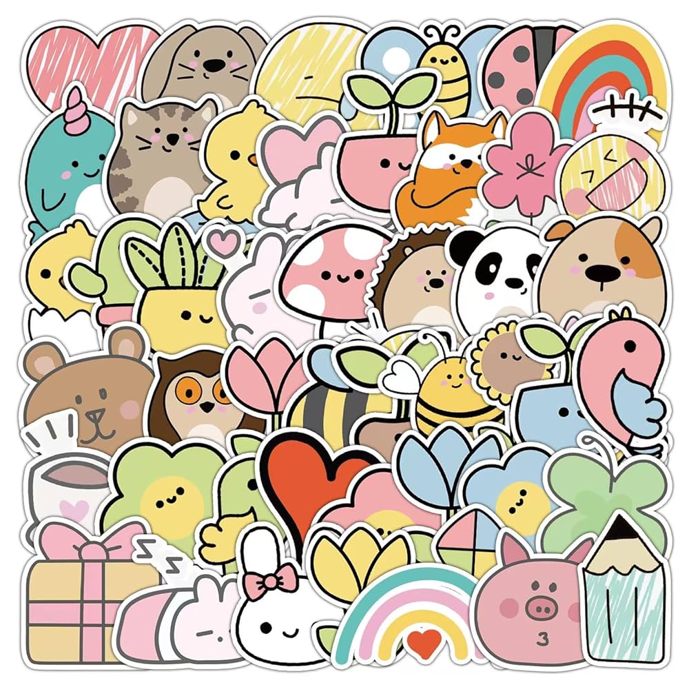 Amazon.co.jp: For ステッカー 100枚セット かわいいアニメ for